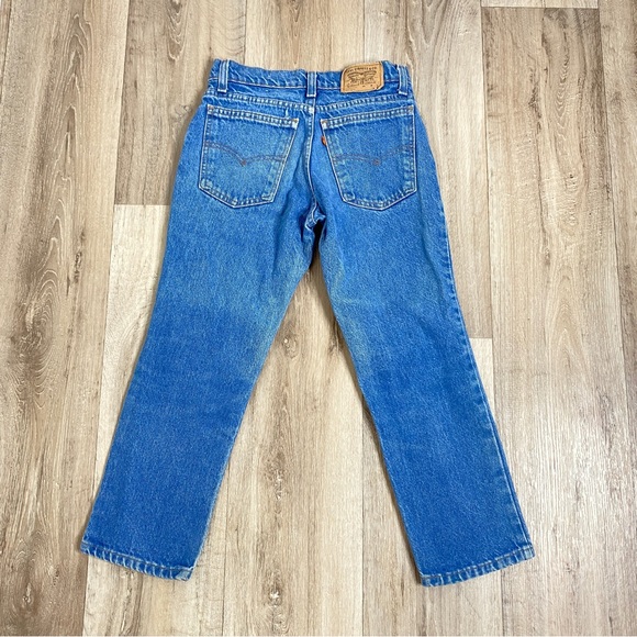 Vintage Levi's Orange Tab Straight Leg Crop Jeans W28 L24 - Picture 6 of 14